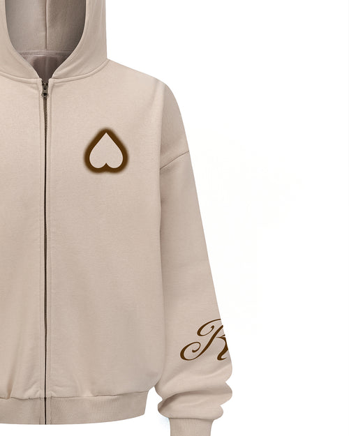 Heart nfnj club Zip Hoodie